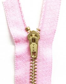 ZIPPER BRONCE #08 ROSADO PASTEL