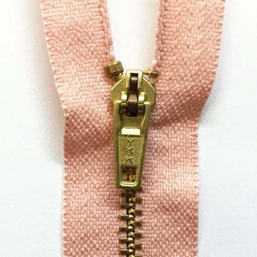 ZIPPER BRONCE #08 ROSADO