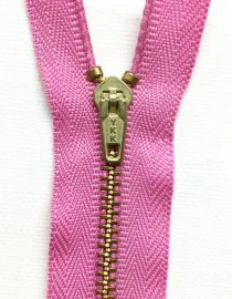 ZIPPER BRONCE #08 ROSADO