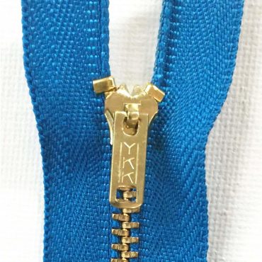 ZIPPER BRONCE #08 TURQUEZA