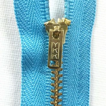 ZIPPER BRONCE #08 TURQUEZA