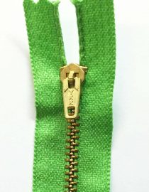 ZIPPER BRONCE #08 VERDE CANA