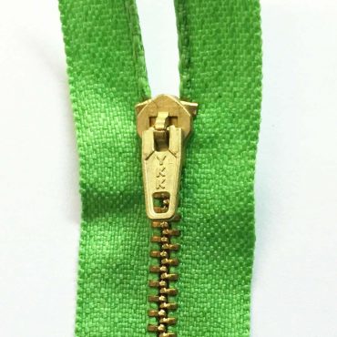 ZIPPER BRONCE #08 VERDE CANA