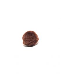 POM POM 1/2" 100pcs 10174 PAQ CHOCOLATE