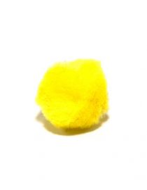 POM POMS 1" 40pcs #10177  PAQ AMARILLO