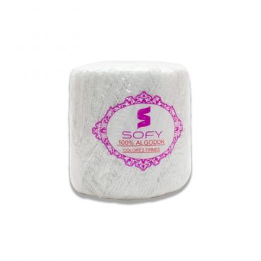 HILO DE TEJER SOFY 18GRS 125MTS BLANCO