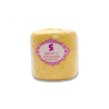 HILO DE TEJER SOFY 18GRS 125MTS AMARILLO FUERTE