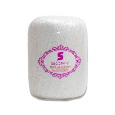 HILO DE TEJER SOFY 75GRS 500MTS BLANCO