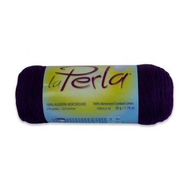 HILO LA PERLA #10 50GRS C633 MORADO INTENSO
