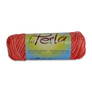 HILO LA PERLA #10 50GRS C656 MATIZADOS NARANJA