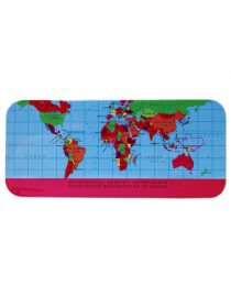 JUEGO DE GEOMETRIA METAL WORLD MAP