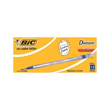 PLUMA BIC DIAMANTE FINO AZUL DOC