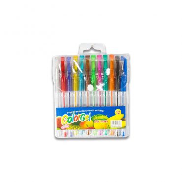 SW353 PLUMA DE GEL  12 COLORES PAQ
