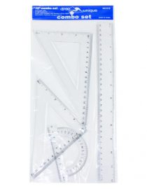 JUEGO ESCUADRA 12" SET 4PCS 518