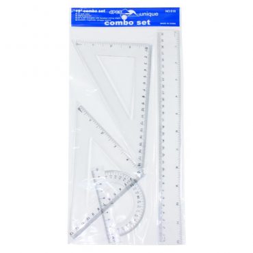 JUEGO ESCUADRA 12" SET 4PCS 518