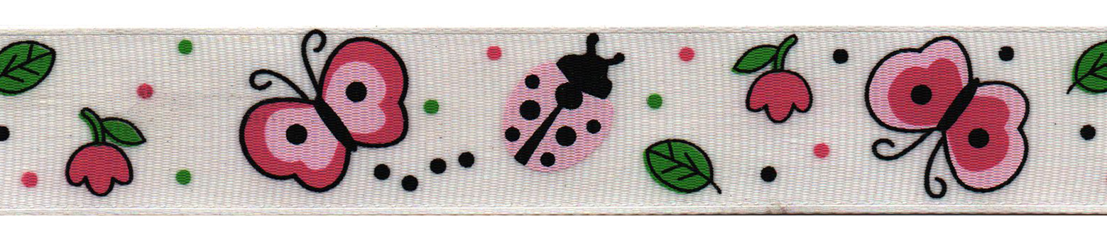 CINTA GROSS DE DISENO 7/8" YARDA #7805 1 CINTA GROSS DE DISENO 7/8" YARDA #7805