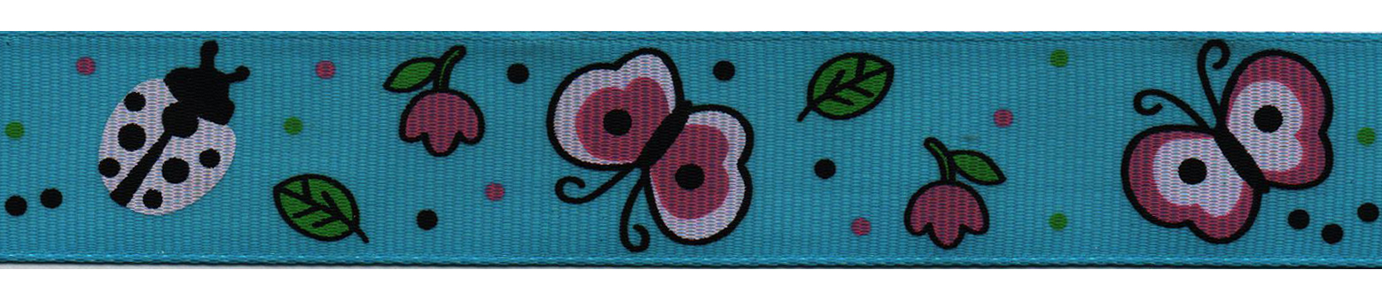 CINTA GROSS DE DISENO 7/8" YARDA #7820 1 CINTA GROSS DE DISENO 7/8" YARDA #7820