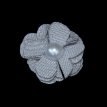 FLORES DE TELA 3CM 8003 PLATEADO