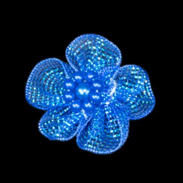 FLORES DE TULLE 3CM 8014 AZUL