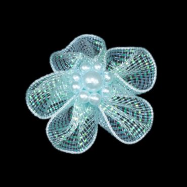FLORES DE TULLE 3CM 8014 CELESTE
