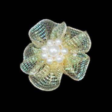 FLORES DE TULLE 3CM 8014 CREMA