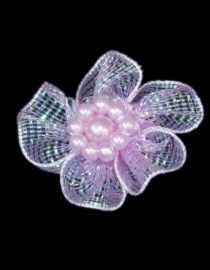 FLORES DE TULLE 3CM 8014 LILA