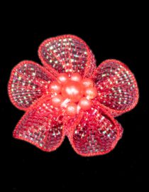 FLORES DE TULLE 3CM 8014 ROJO