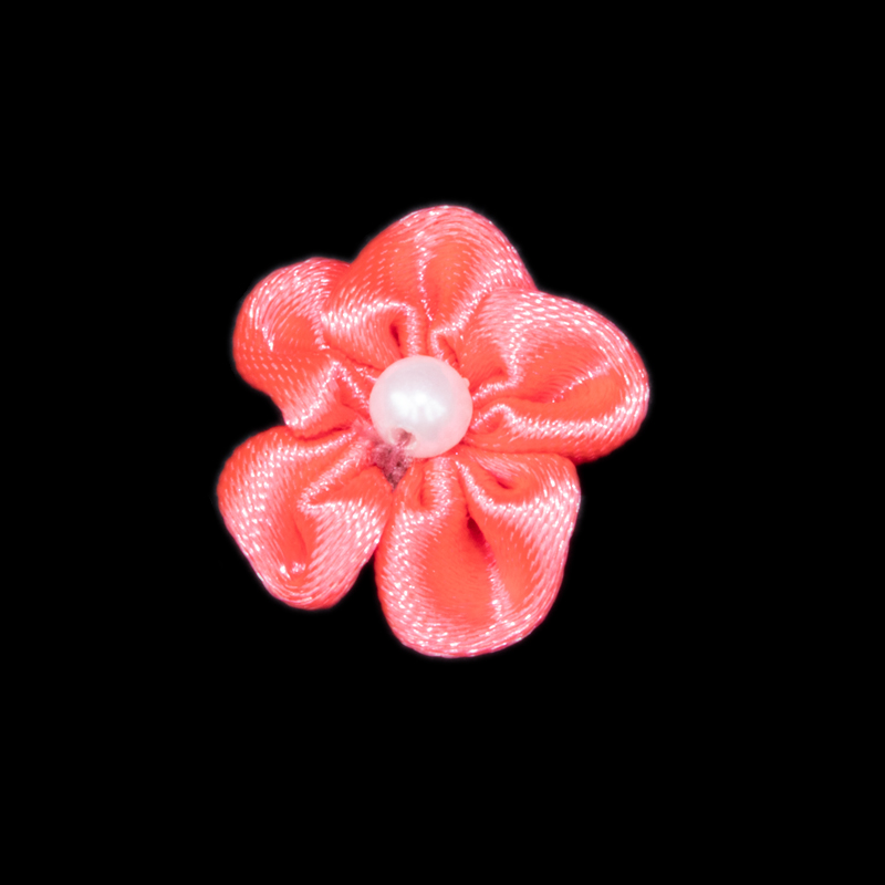 FLOR DE CINT ASATIN 2 FLOR DE CINT ASATIN 2.5CM 8015 CORAL