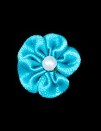 FLOR DE CINT ASATIN 2.5CM 8015 TURQUEZA