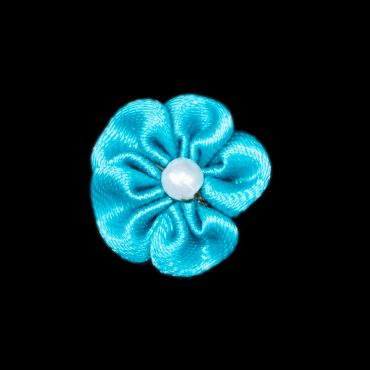 FLOR DE CINT ASATIN 2.5CM 8015 TURQUEZA
