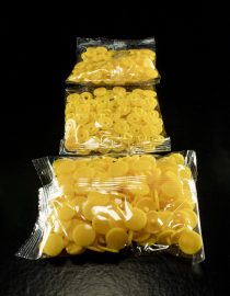 BROCHE DE PRESION PLASTICO T3 10mm 100PCS AMARILLO