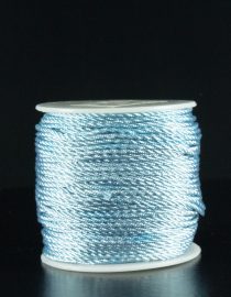 CORDON TRENZADO 1MM 50MTS CELESTE