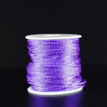CORDON TRENZADO 1MM 50MTS MORADO